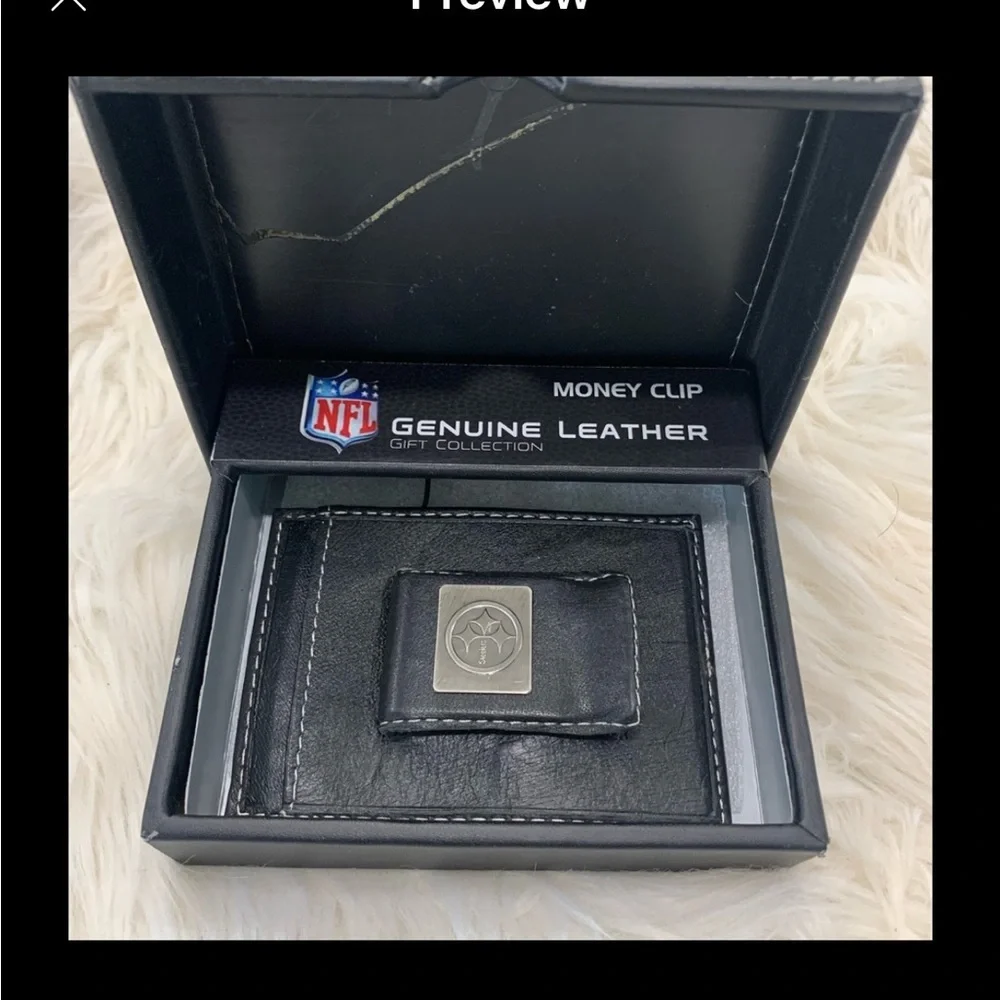 - NFL Leather Money Clip. Stealers‎